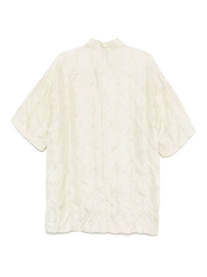 Embroidered Silk Shirt