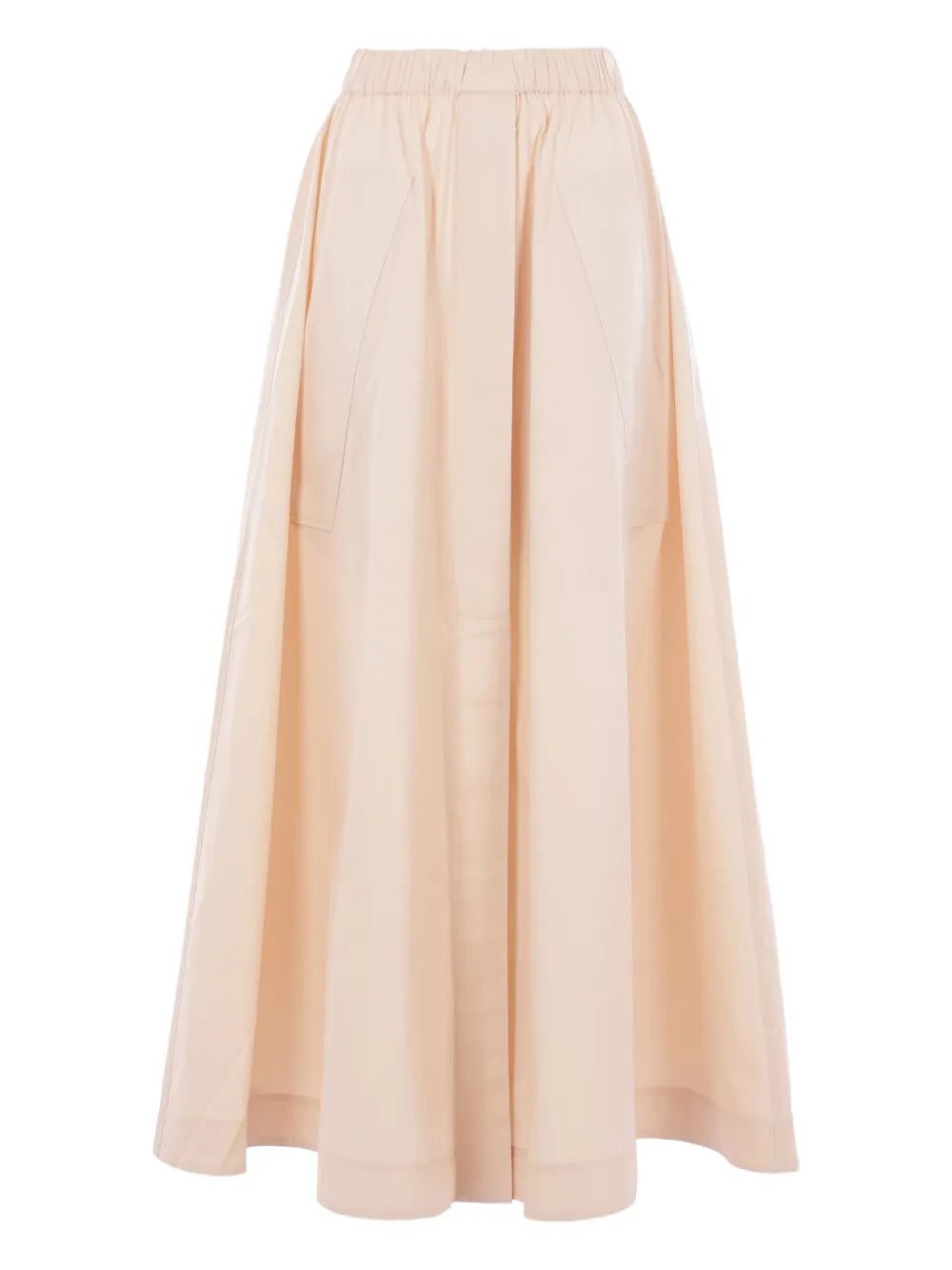 Pleated Maxi Skirt