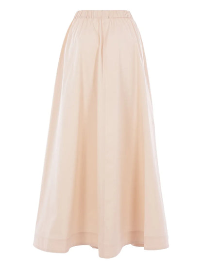 Pleated Maxi Skirt