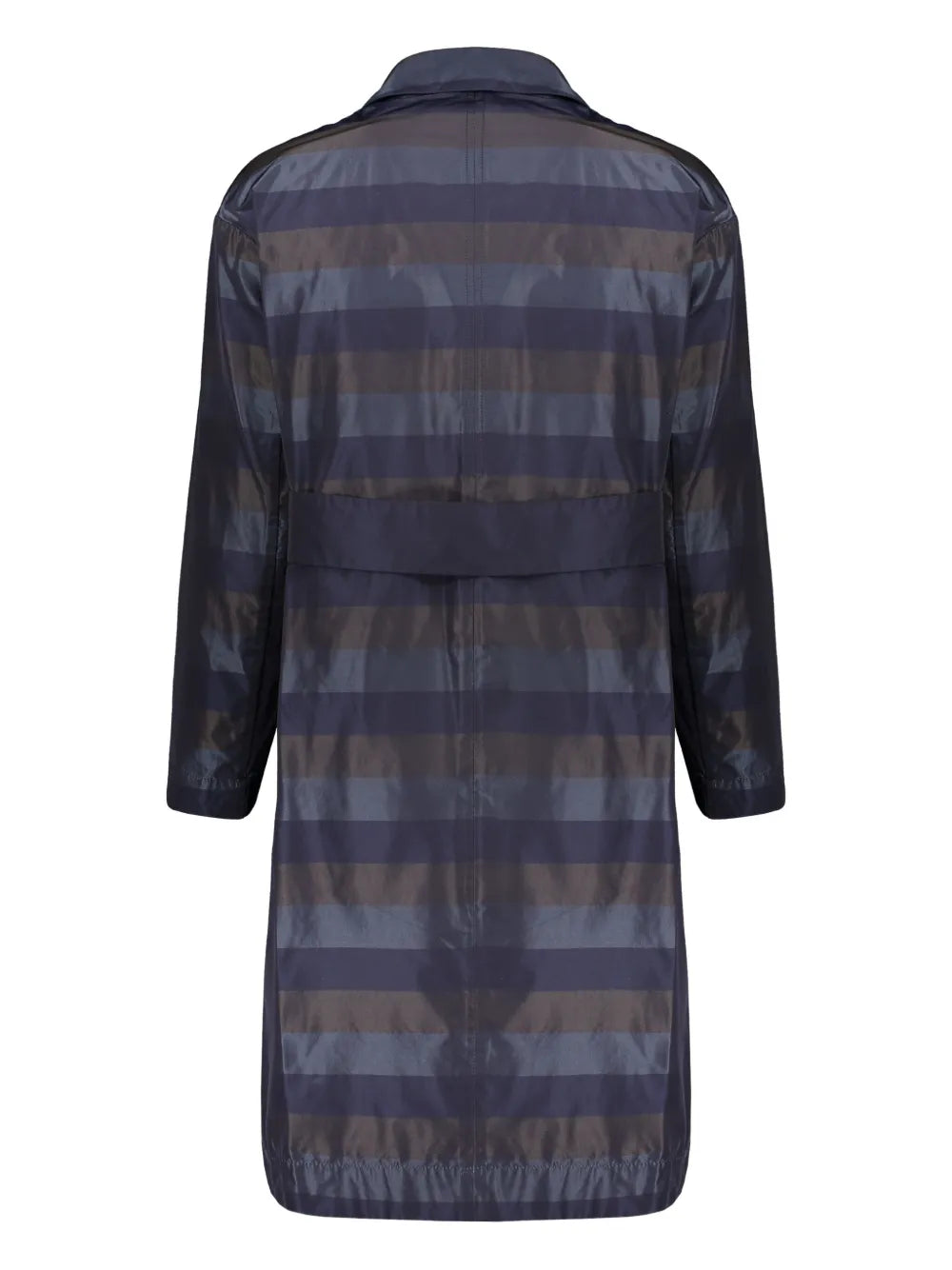 Striped Trench Coat