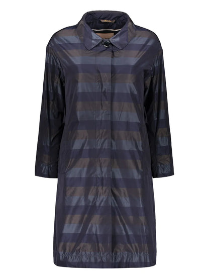 Striped Trench Coat