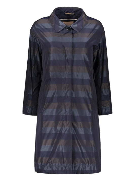 Striped Trench Coat