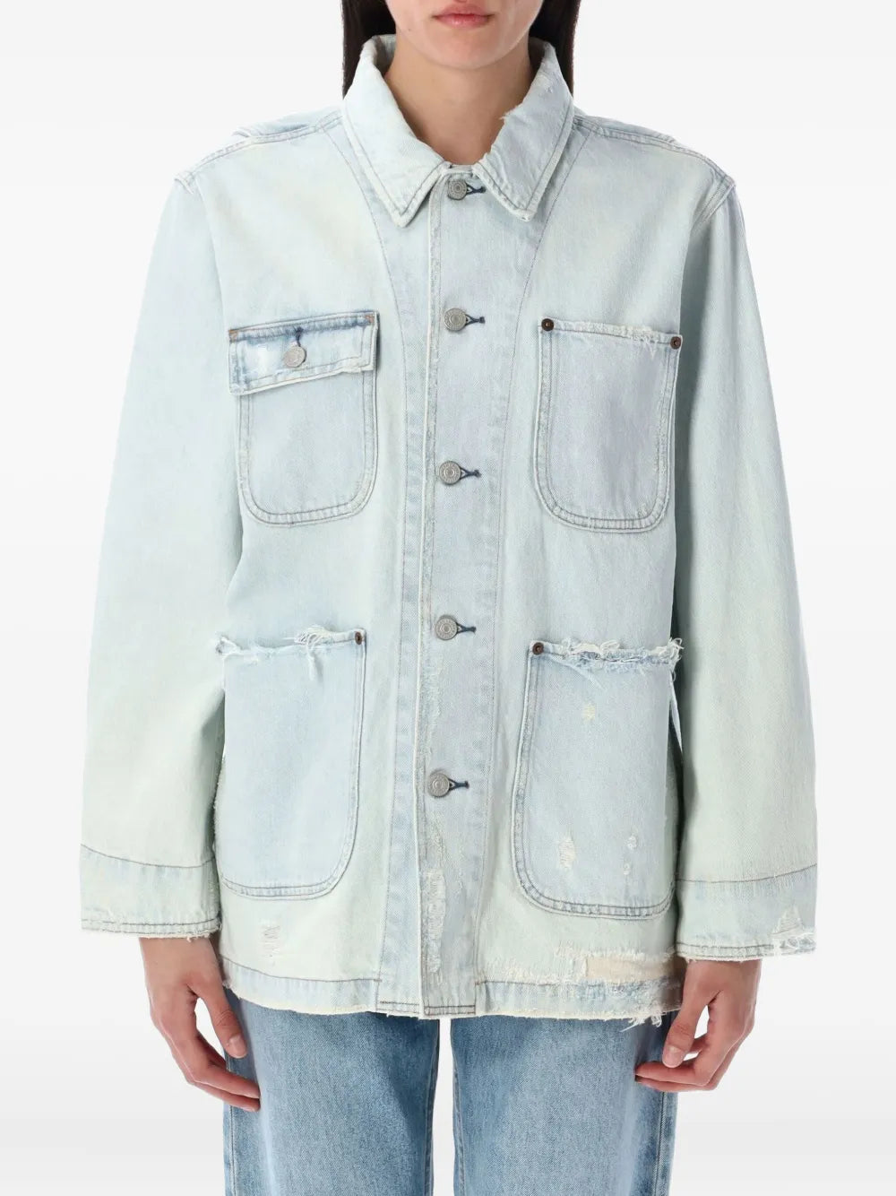 Light-Wash Denim Jacket