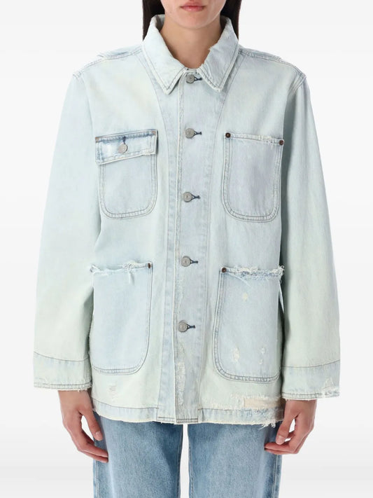 Light-Wash Denim Jacket