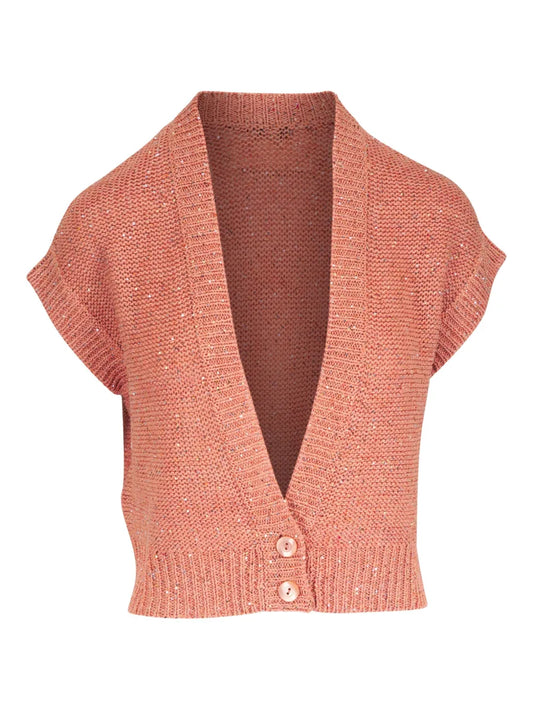 V-Neck Knitted Top