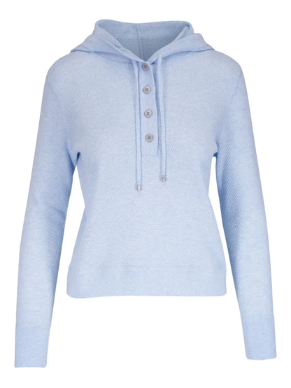 Fine-Knit Hoodie