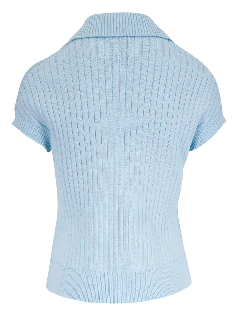 Ribbed Polo Top