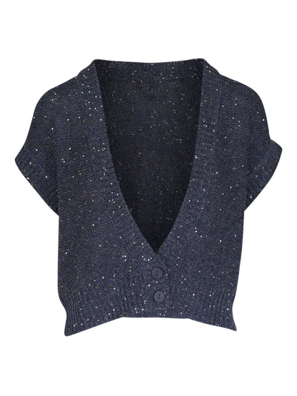 V-Neck Cropped Top