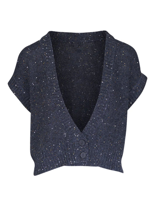 V-Neck Cropped Top