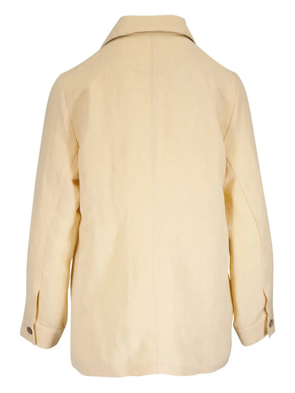 Button-Up Long-Sleeve Jacket