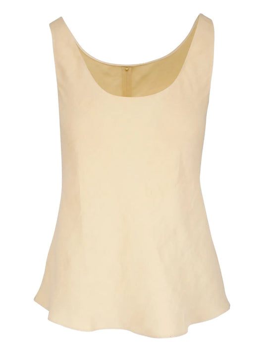 Scoop-Neck Sleeveless Top