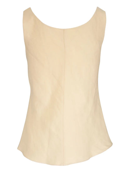 Scoop-Neck Sleeveless Top