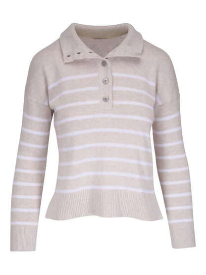 Striped Polo Top