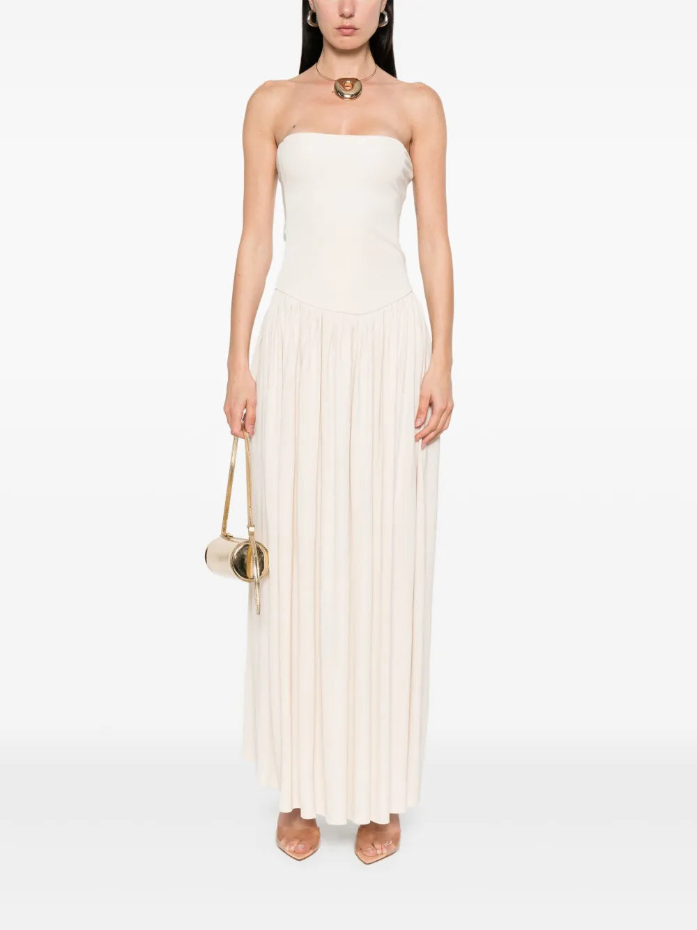 Strapless Midi Dress