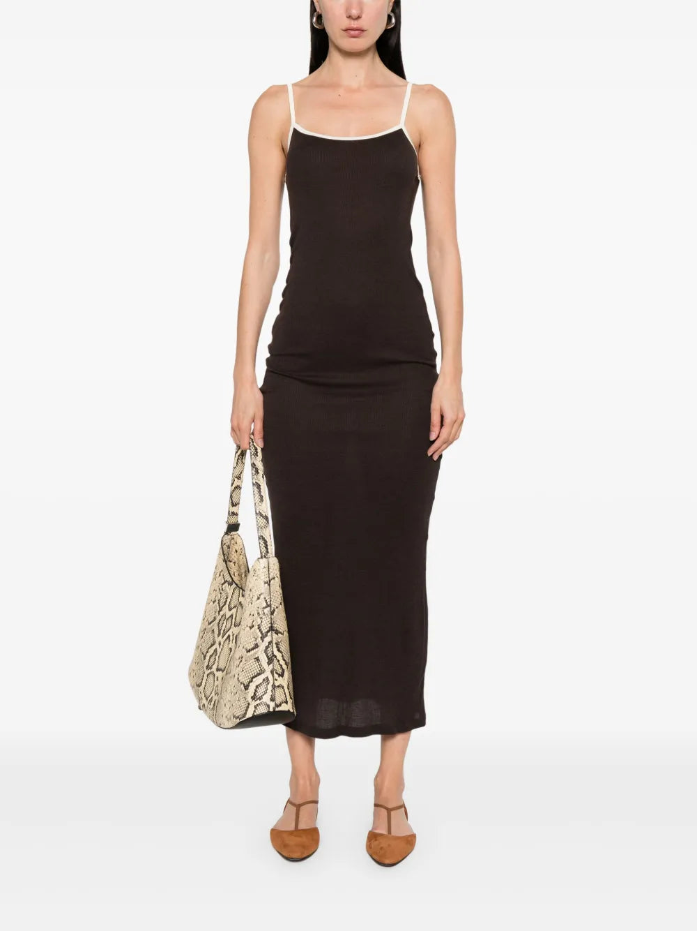 Ribbed Midi Dress