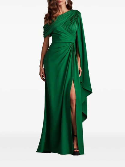 Cape Sleeve Gown