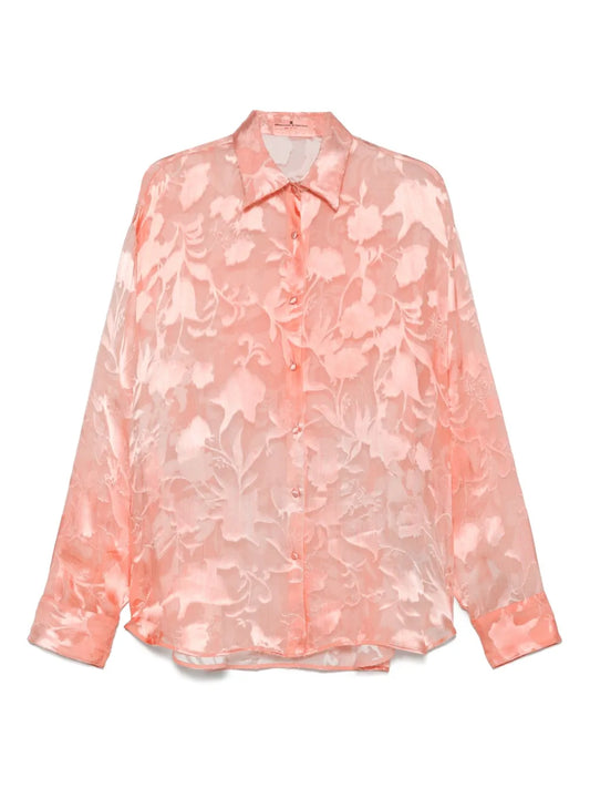 Floral-Jacquard Shirt