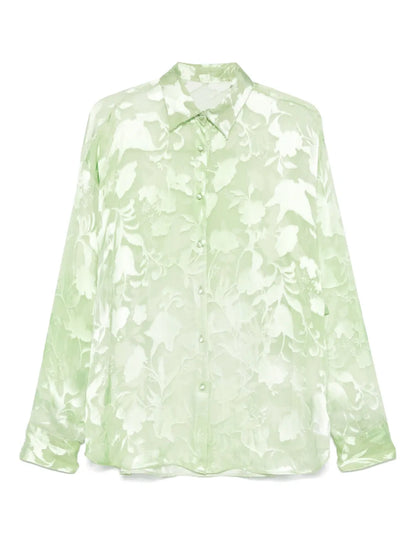 Floral-Jacquard Shirt