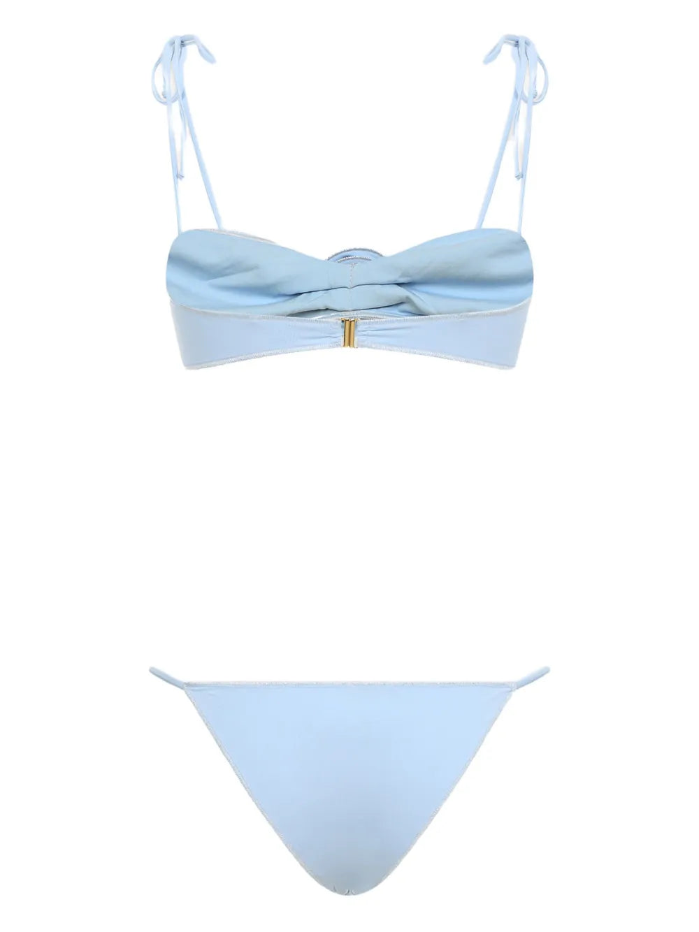 Floral-Appliqué Bikini