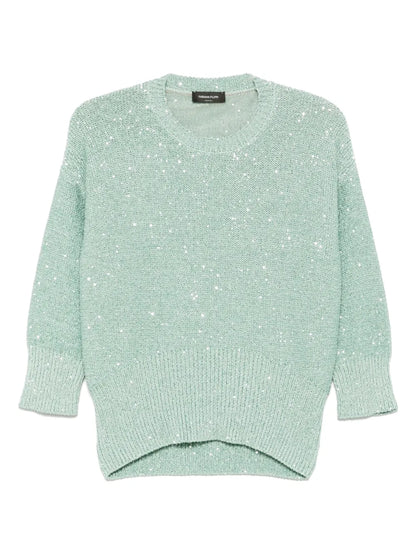Sequin-Embellished Sweater