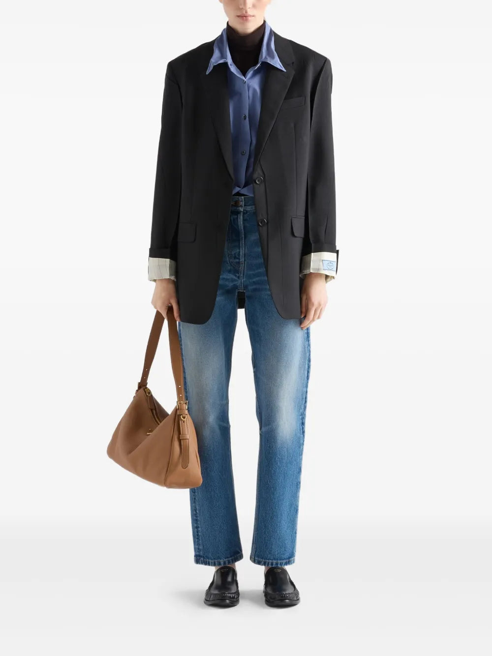Cotton Straight-Leg Jeans