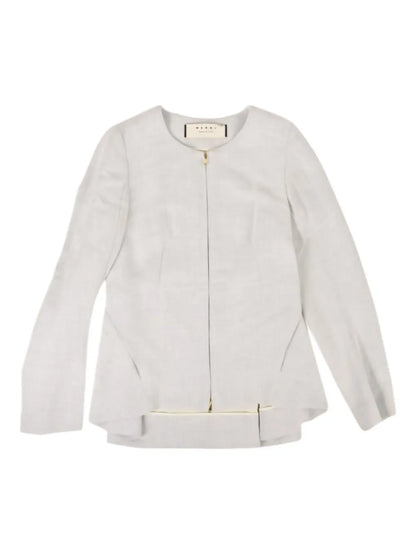 Collarless Jacket