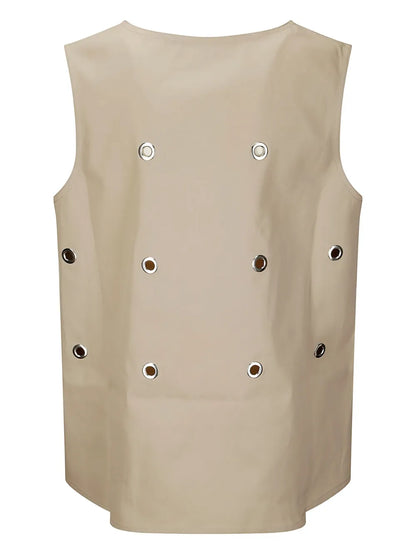 Eyelet-Detailing Top