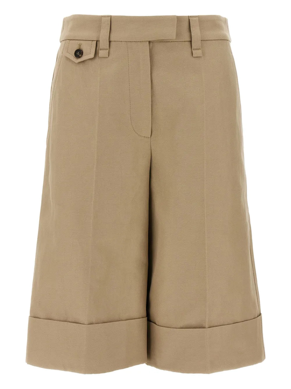 Turn-Up Tailored Shorts