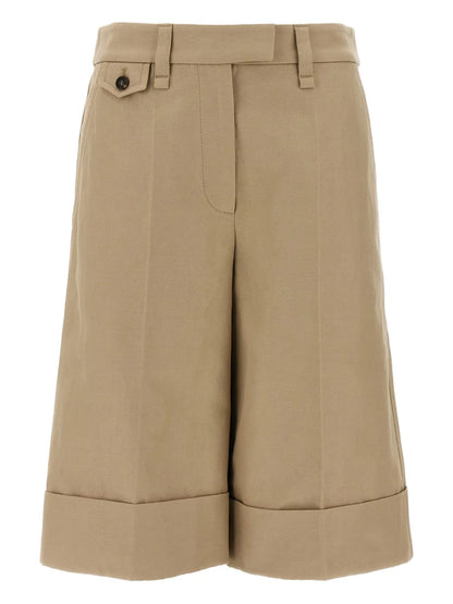 Turn-Up Tailored Shorts