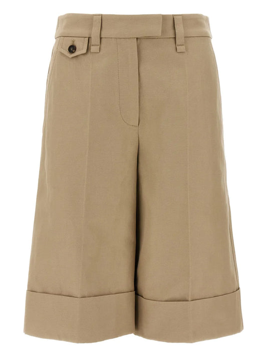Turn-Up Tailored Shorts