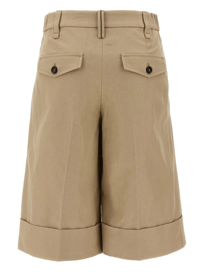Turn-Up Tailored Shorts