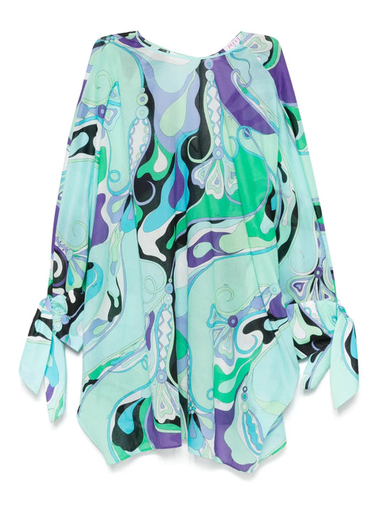 Printed Mini Dress