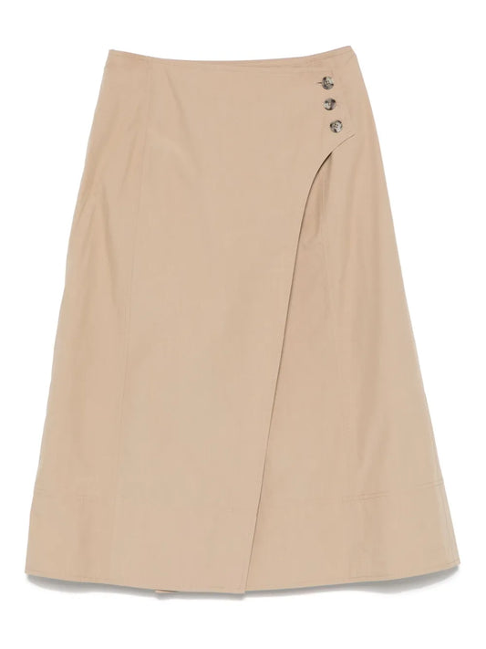 Wrap Midi Skirt