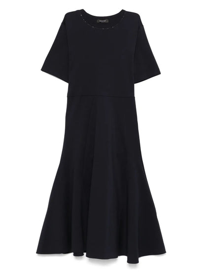 Bead-Detail Midi Dress