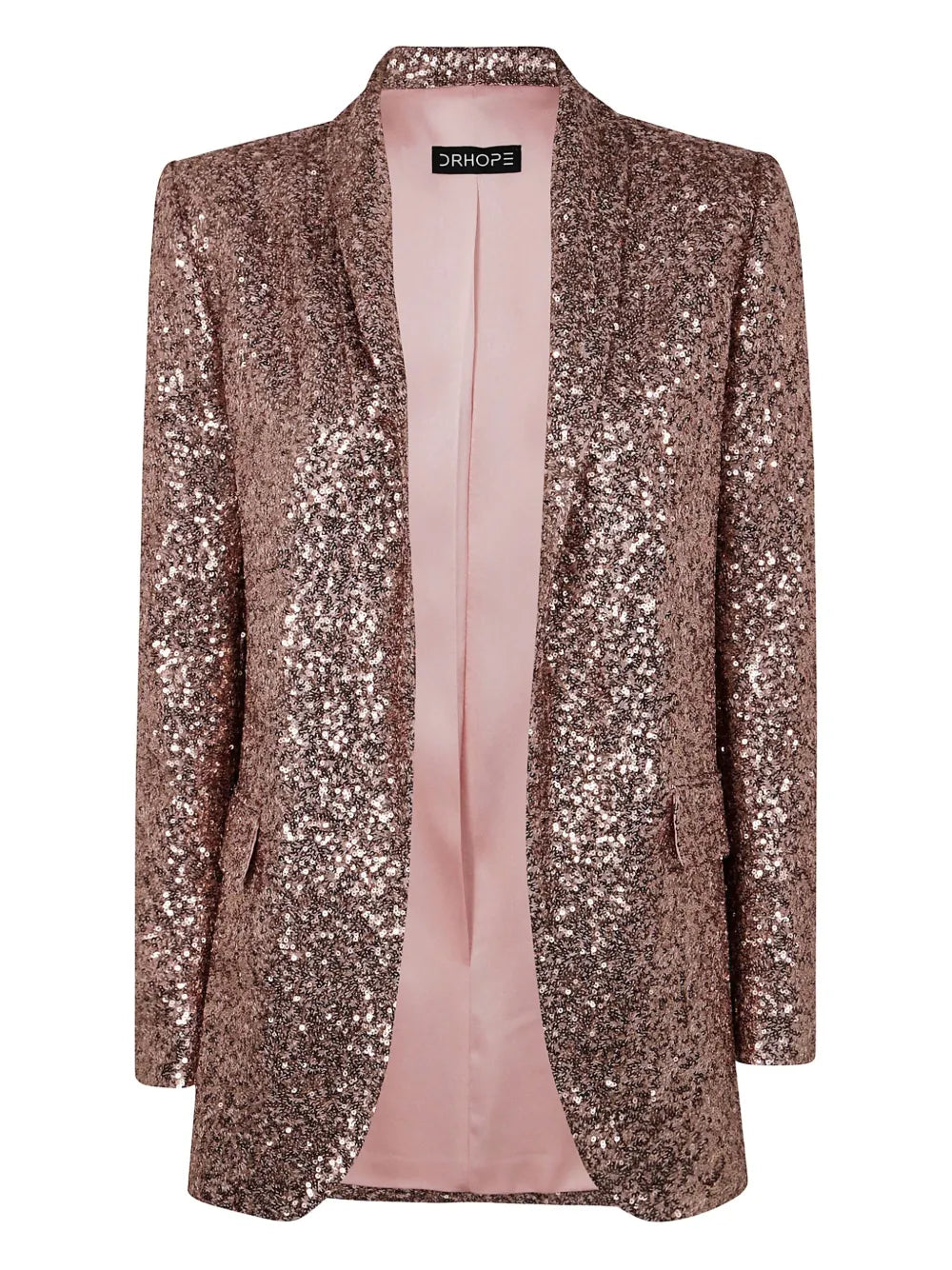Sequin-Embellished Blazer