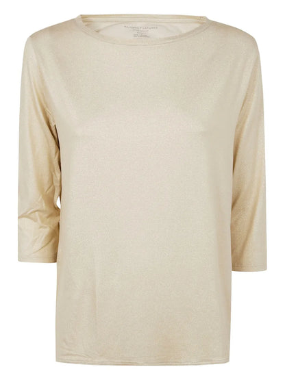 Metallic-Threading Sweater