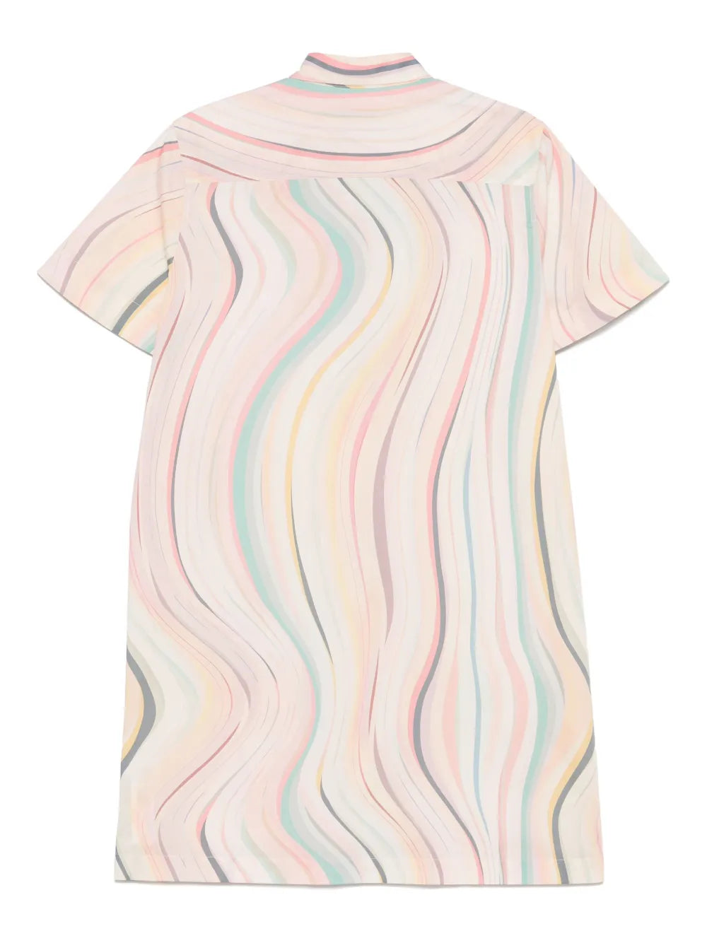Swirl-Patterned Mini Dress