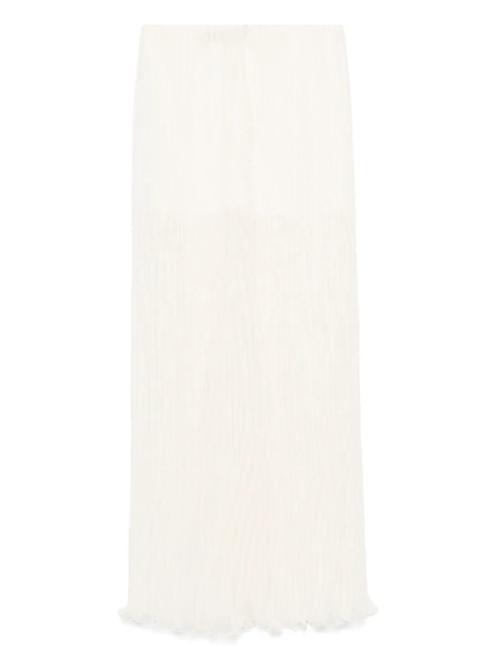 Pleated Chiffon Maxi Dress