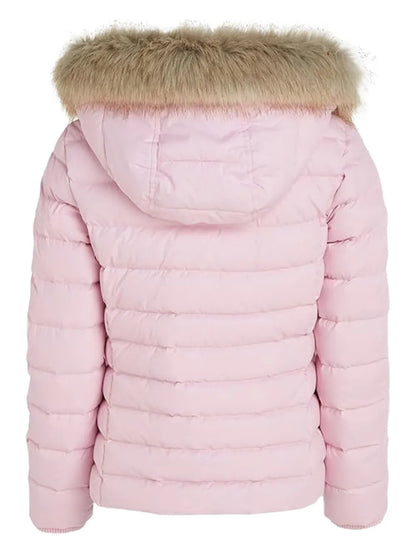 Faux-Fur Trimmed Puffer Jacket