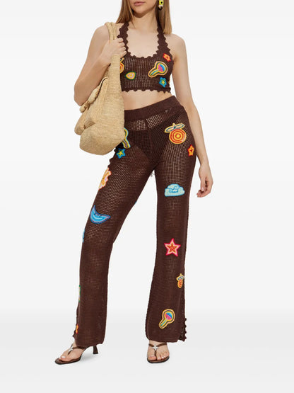 Crochet-Knit Top