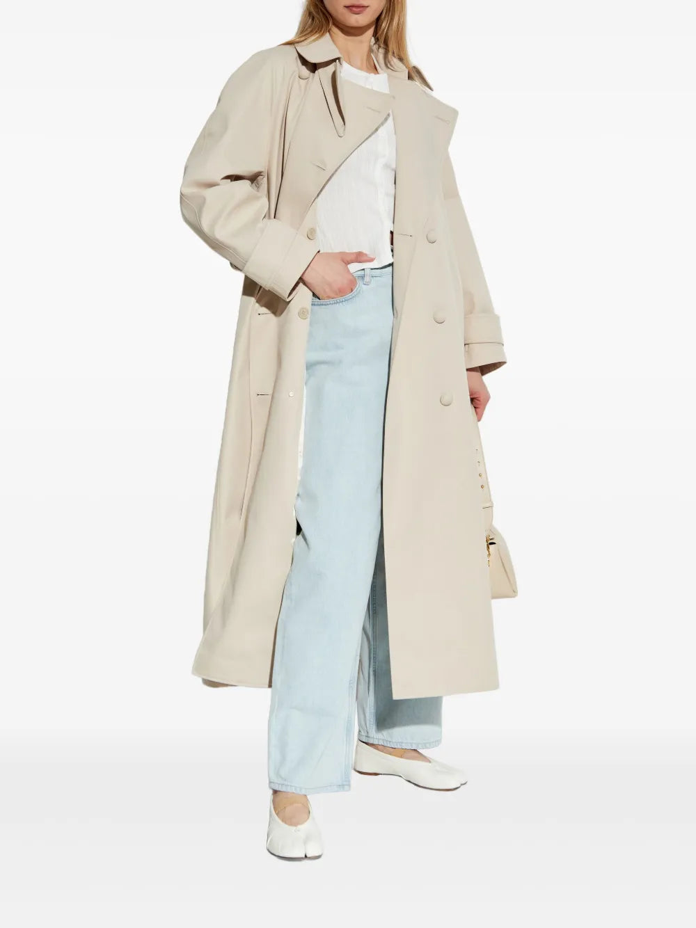 Drawstring Cotton Jeans