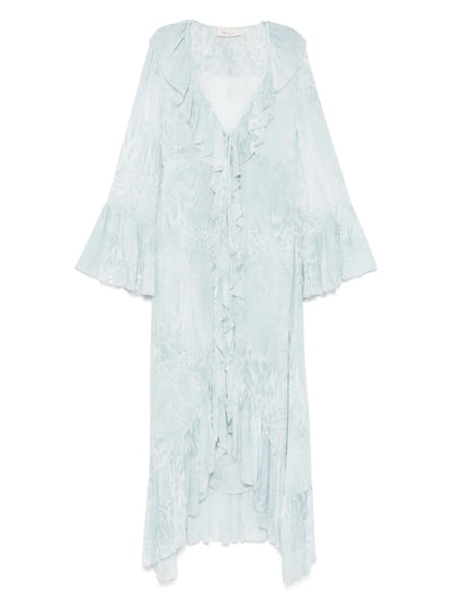 Printed Chiffon Maxi Dress