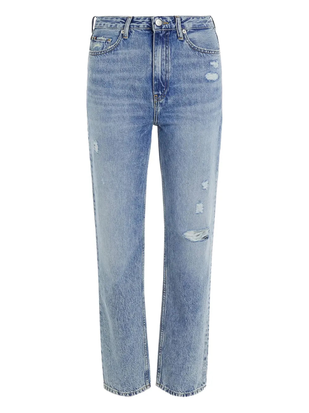 Ripped-Detail Jeans