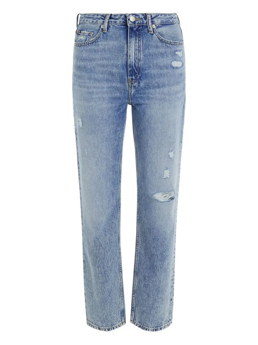 Ripped-Detail Jeans