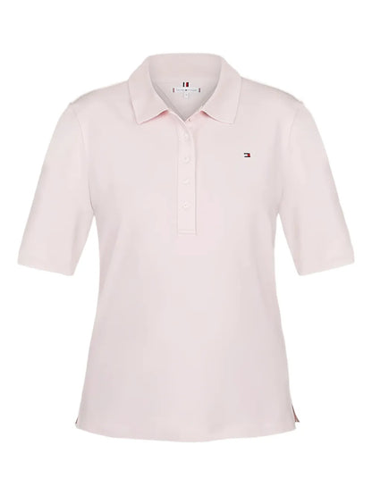 Stretch-Design Polo Top