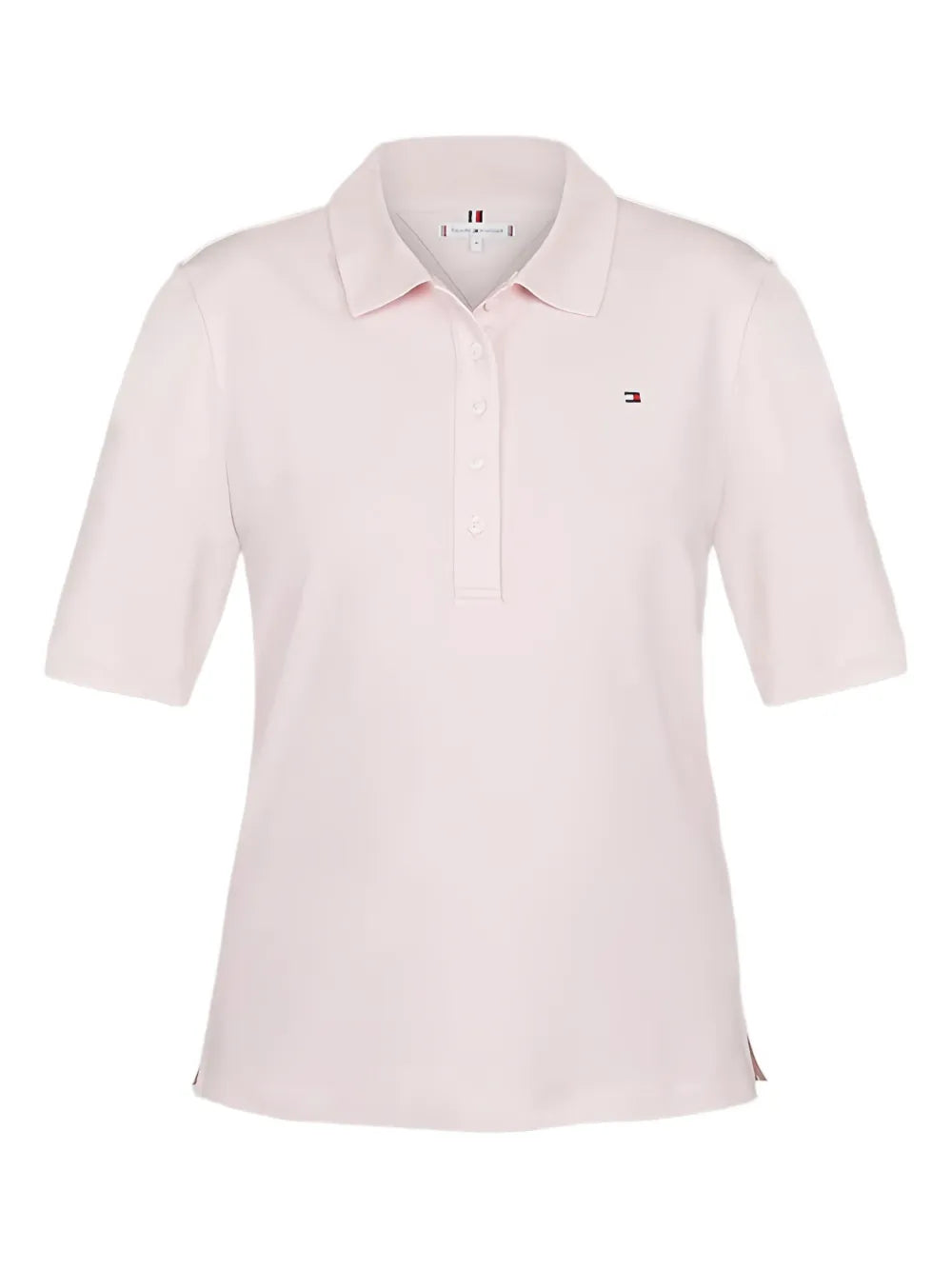 Stretch-Design Polo Top