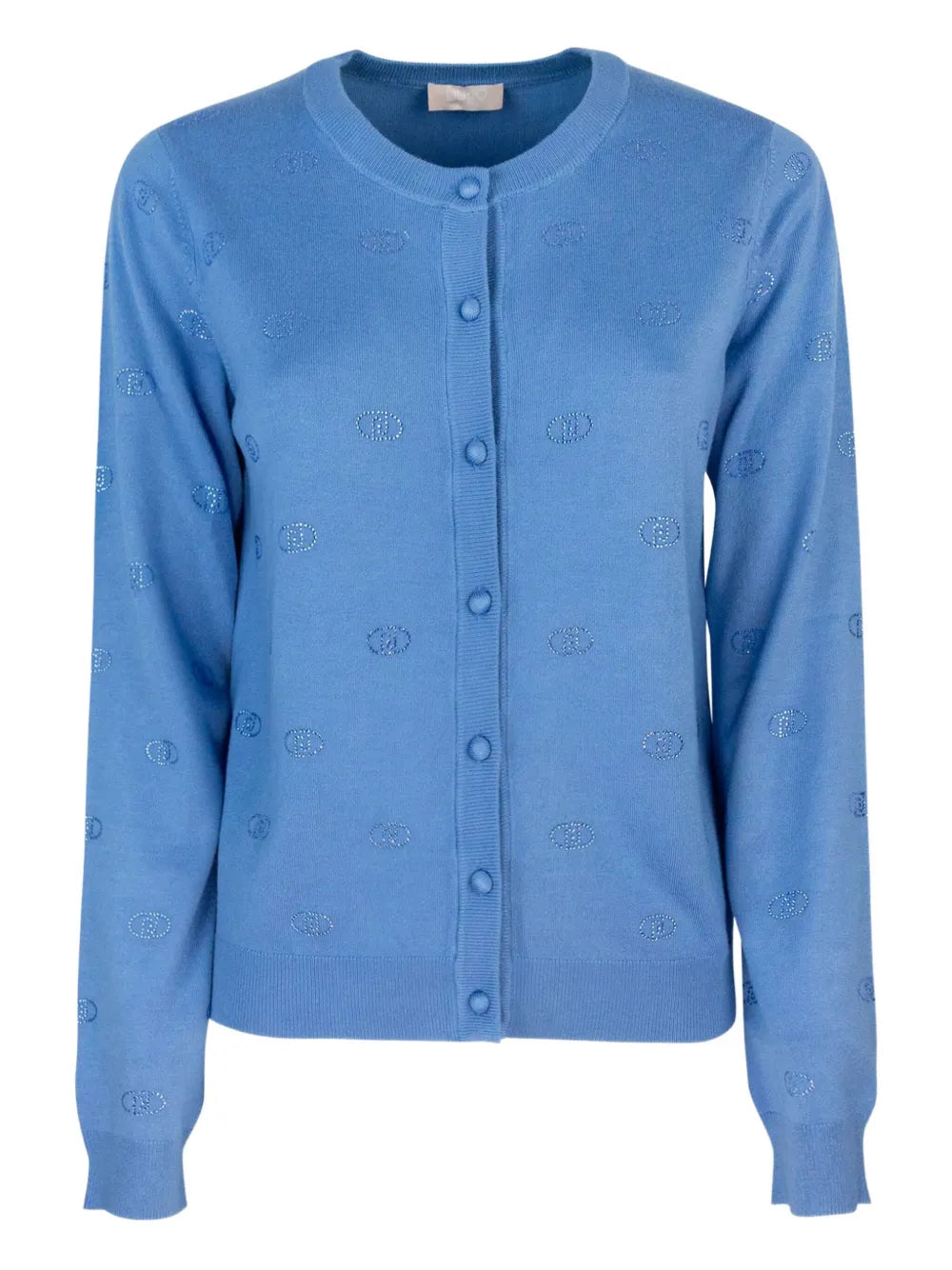 Rhinestone-Embellished Cardigan