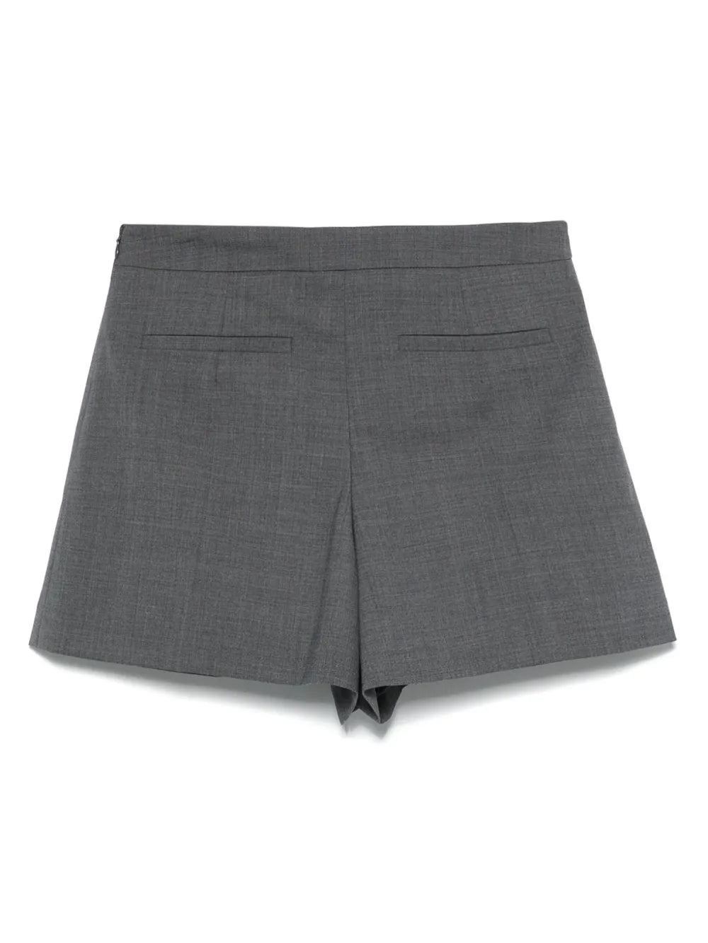 Pleated Mini Shorts