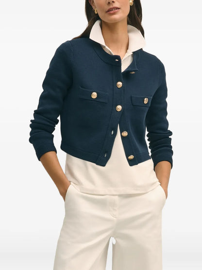 Button-Front Cardigan