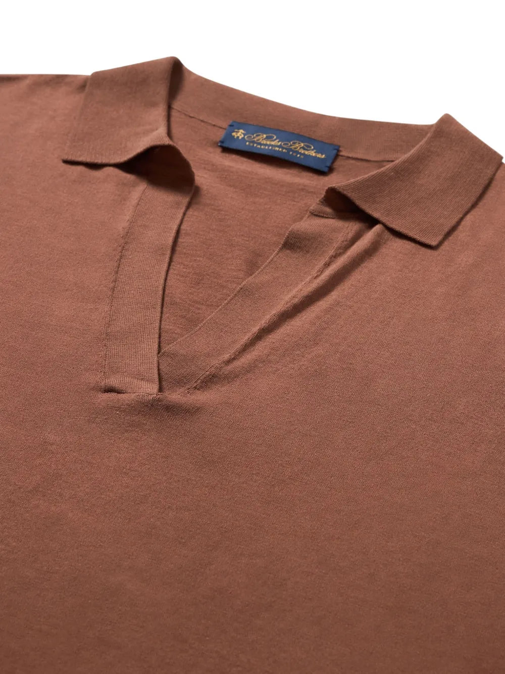 Cotton-Blend Polo Top